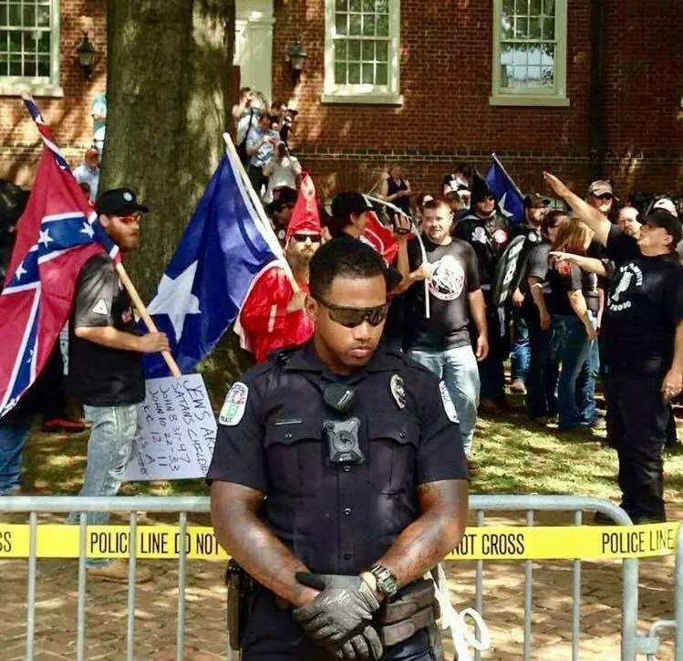 Charlottesville Black Cop